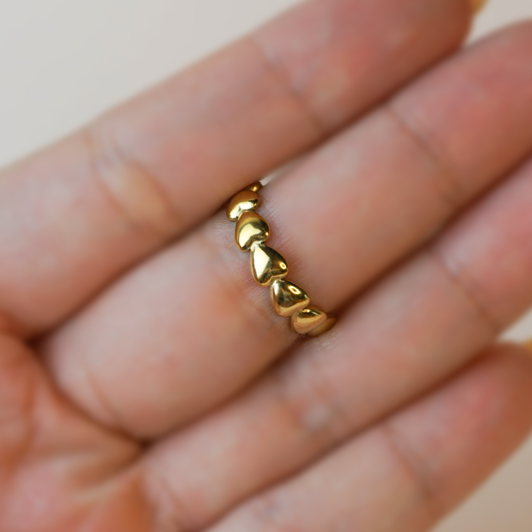 Anillo corazonada