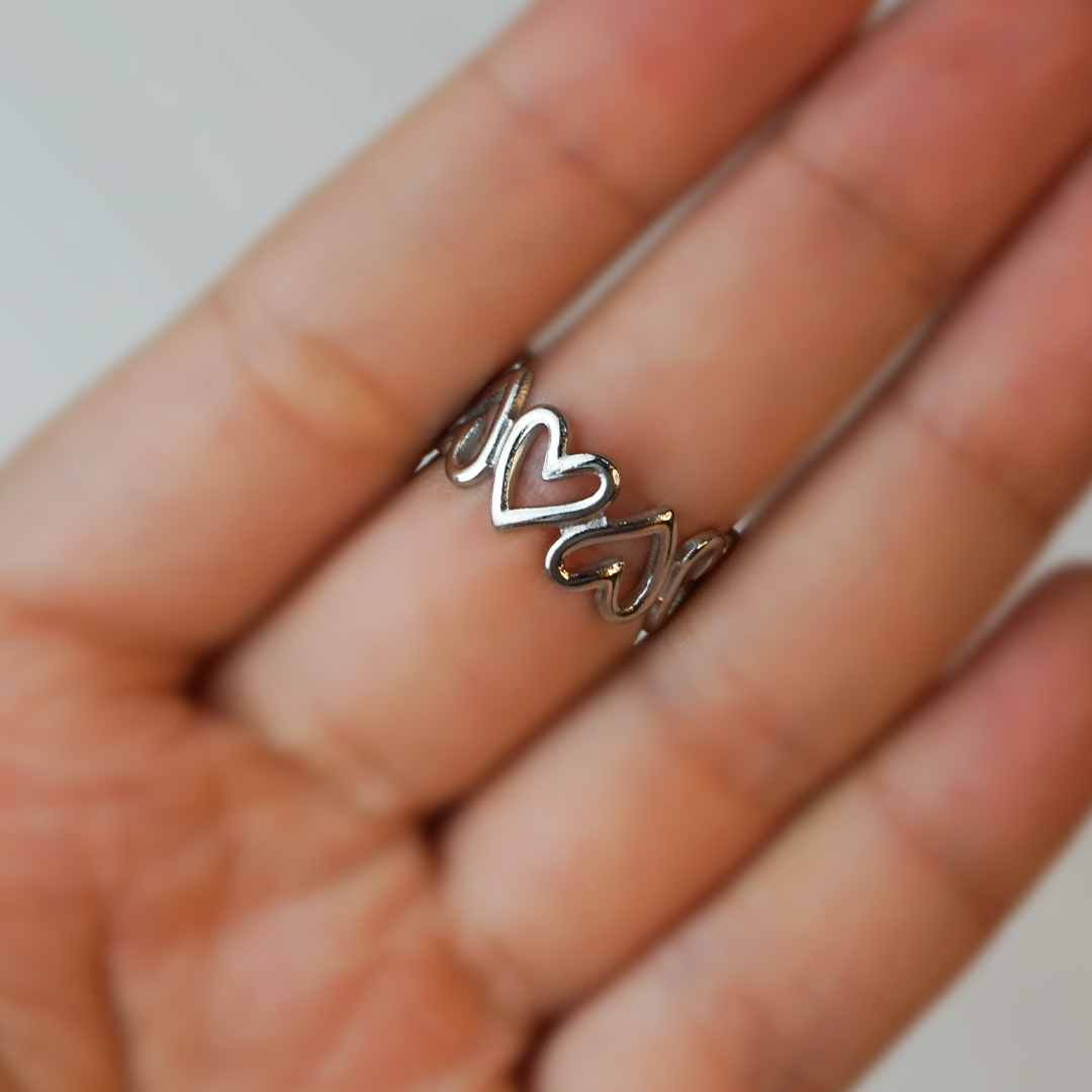 Anillo Julieta plateado