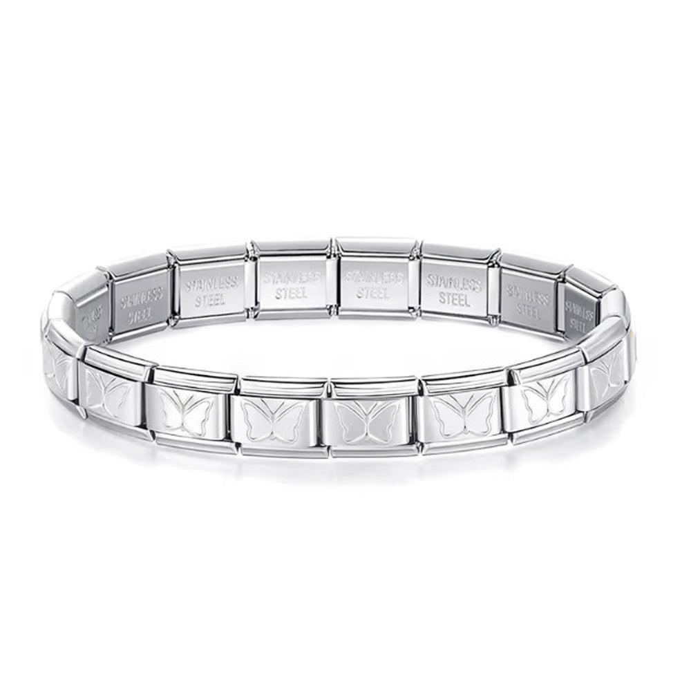 Pulsera italiana mariposas