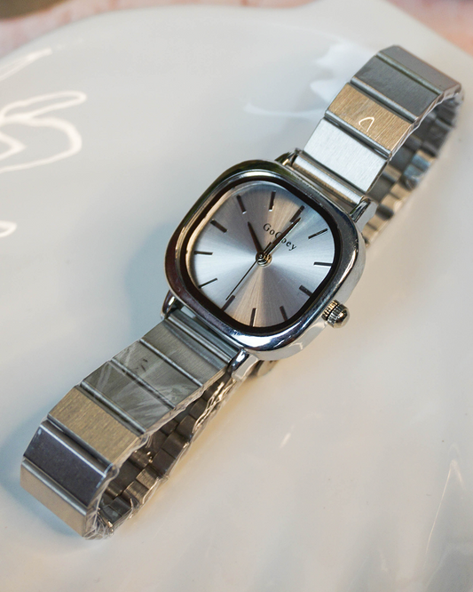 Reloj vintage plateado