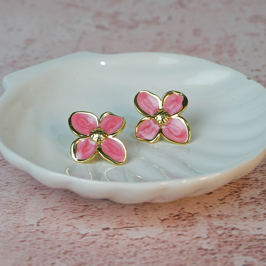 Aretes Diana Rosa