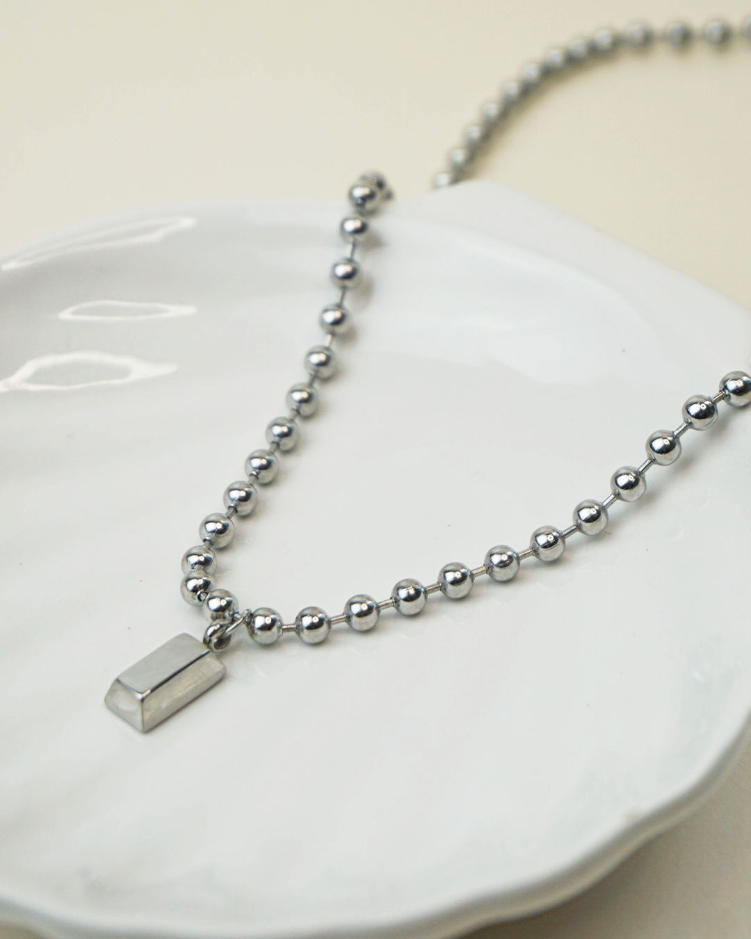 Collar Briseida Plateado