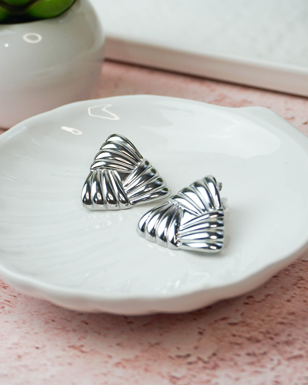 Aretes Abigail Plateados