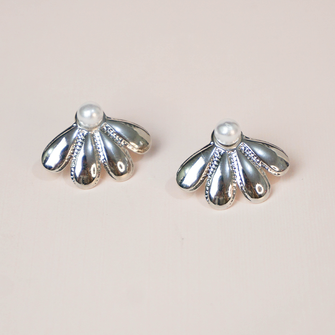 Aretes Saide plateados