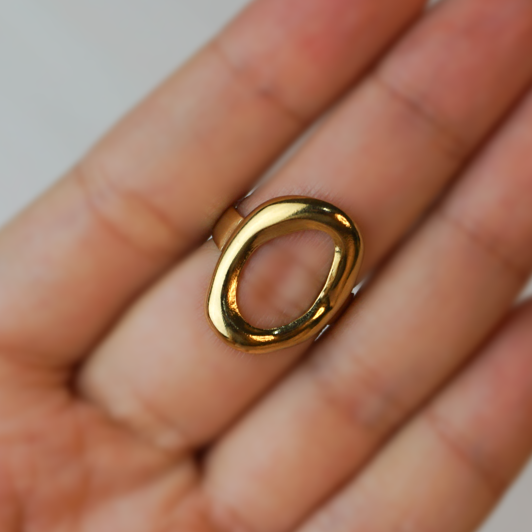 Anillo aro dorado