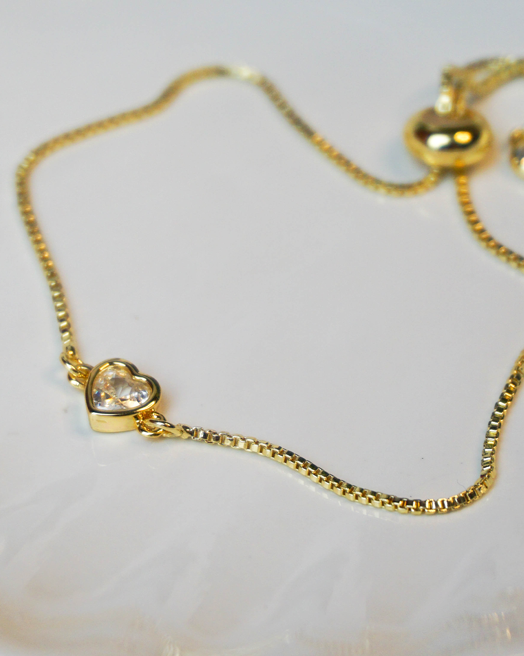 Pulsera ajustable corazón