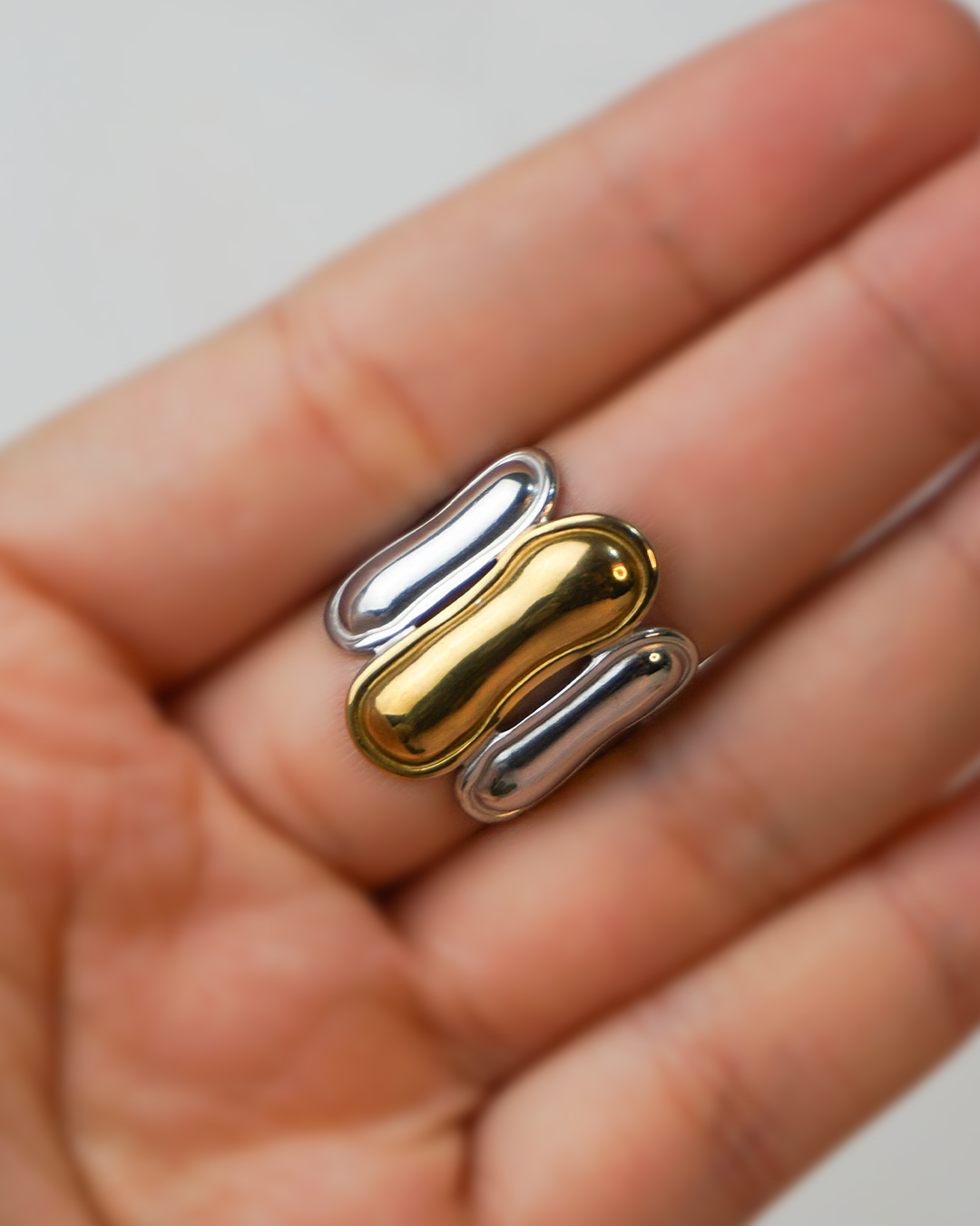 Anillo Imelda bicolor