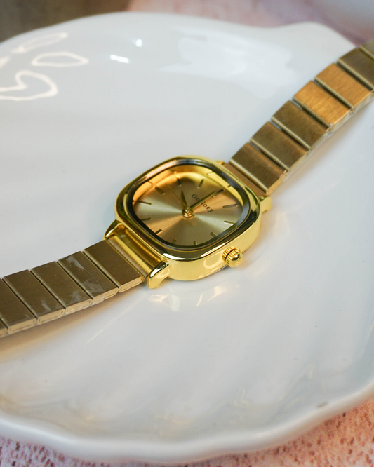 Reloj vintage dorado