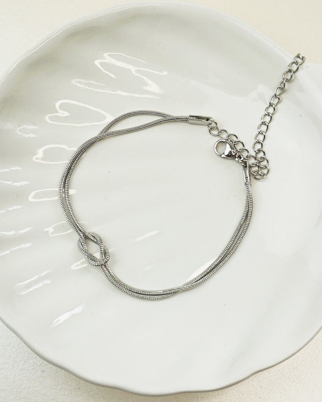 Pulsera Elena Plateada