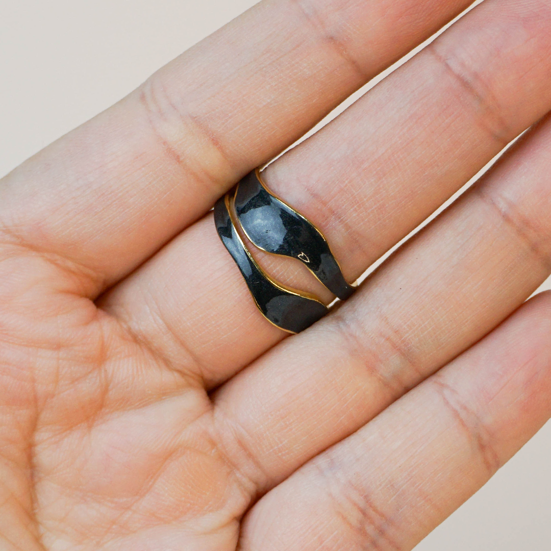 Anillo Ruby negro