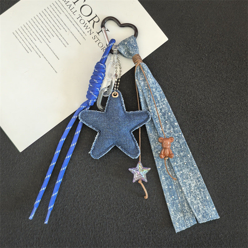 Charms estrella denim