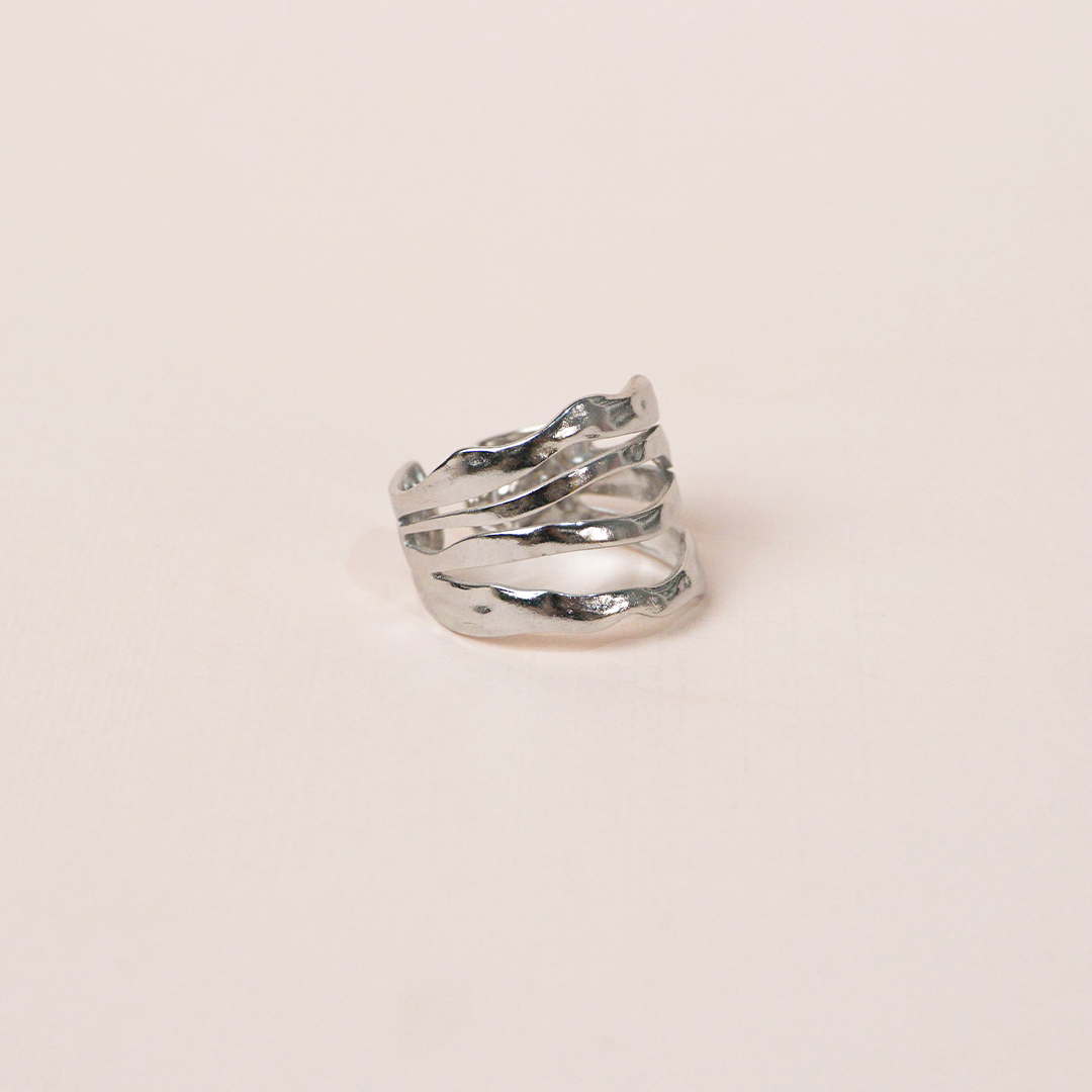 Anillo Kala plateado