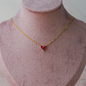 Collar love rojo