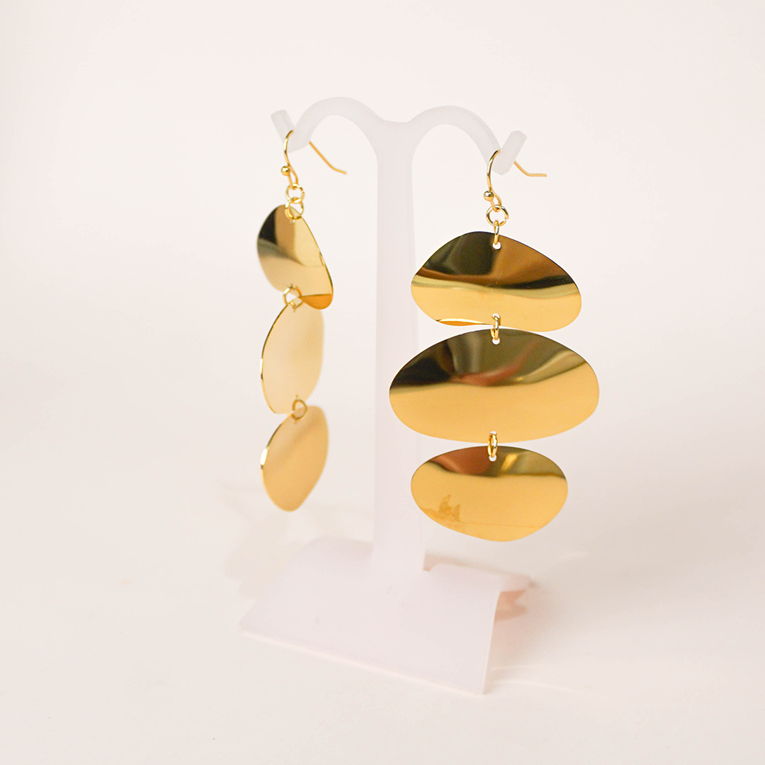 Aretes 3 hojas
