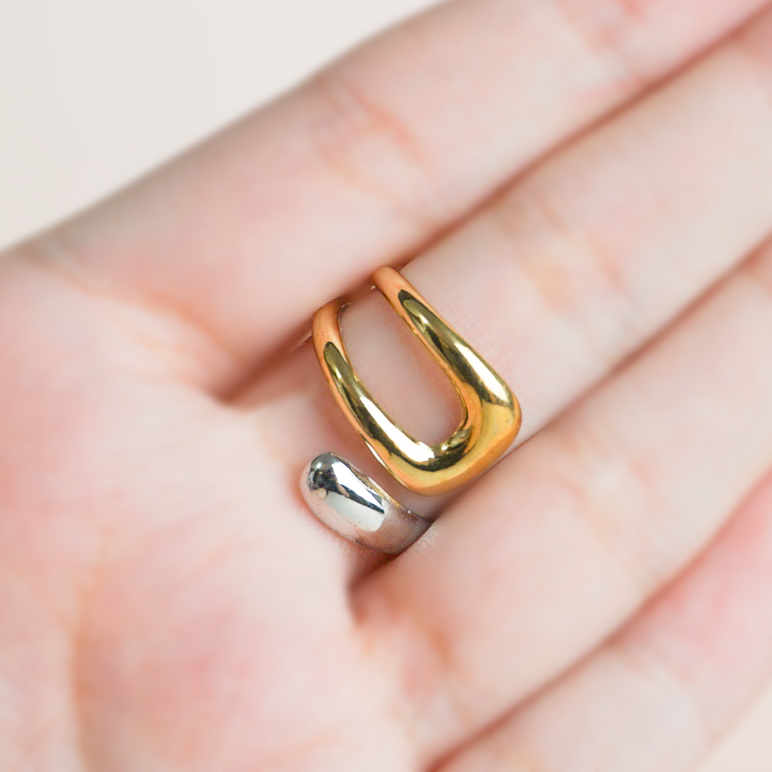 Anillo Suhey bicolor