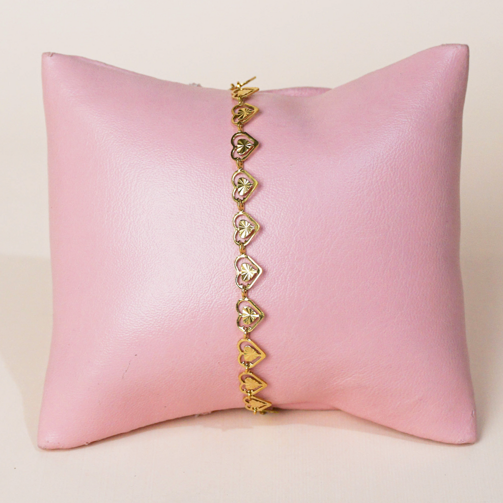 Pulsera corazonada