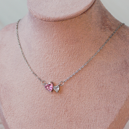 Collar dos corazones