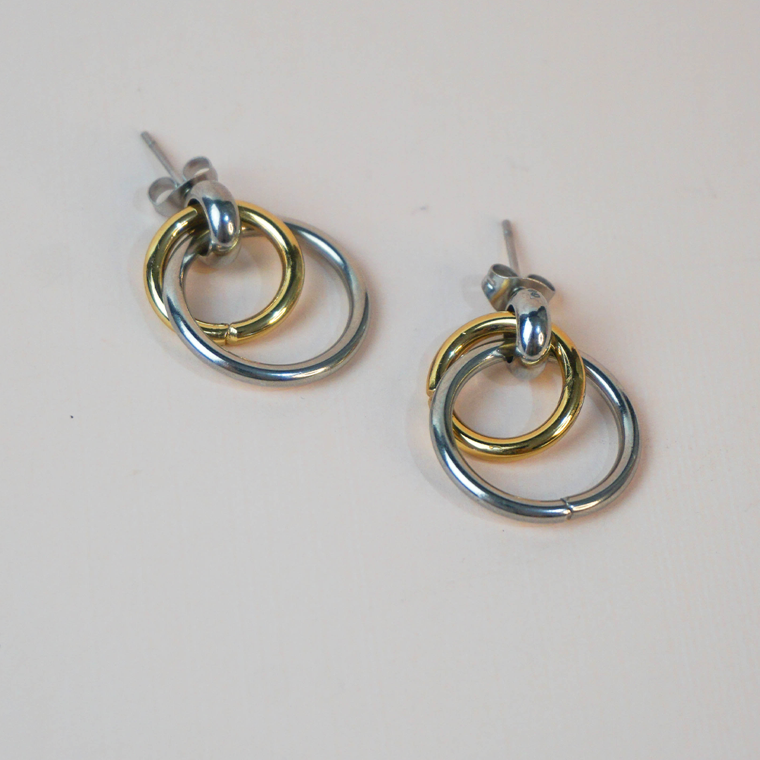 Aretes Baia bicolor