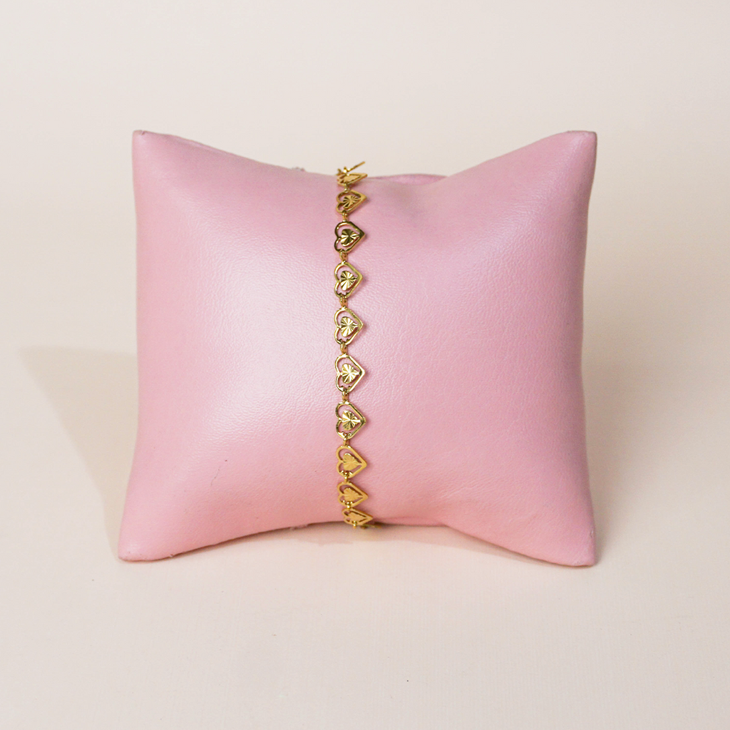 Pulsera corazonada