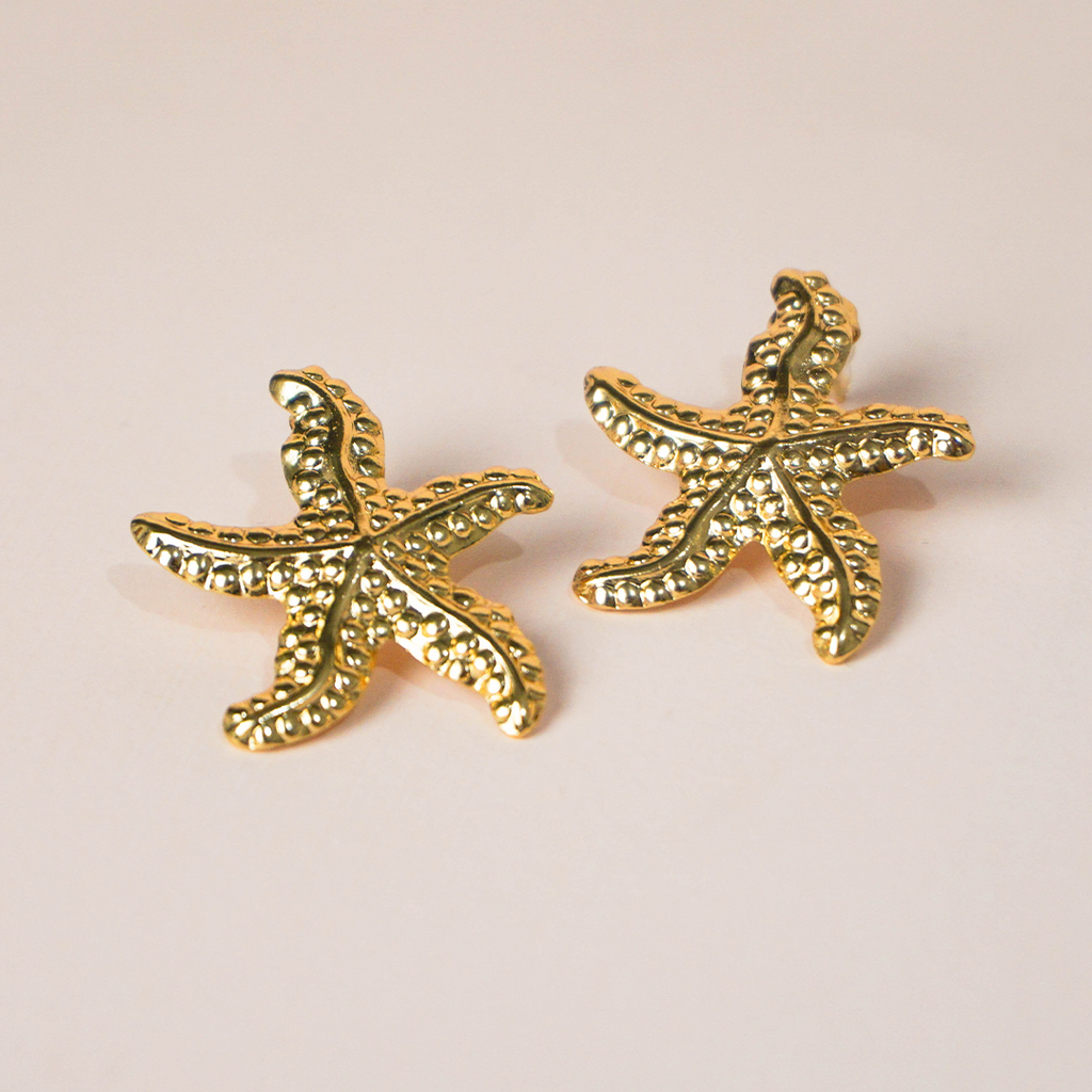 Aretes estrella de mar