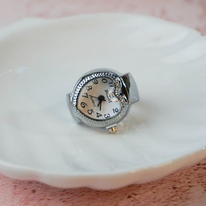 Anillo reloj corazón
