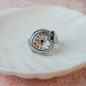 Anillo reloj corazón