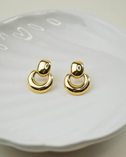 Aretes Abbie Dorados