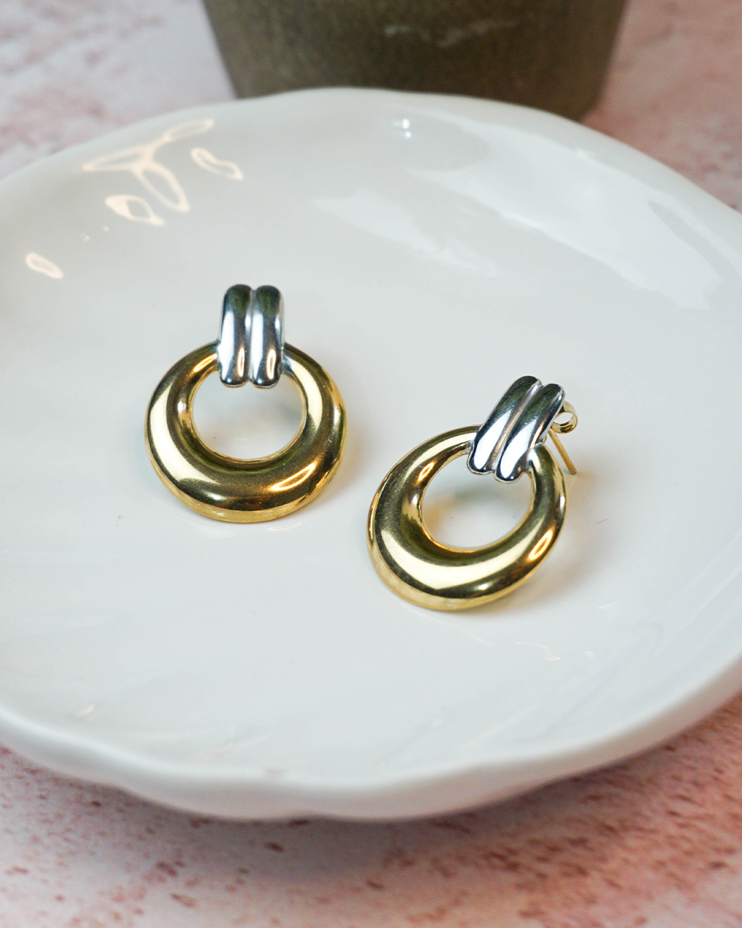 Aretes Cecilia Bicolor