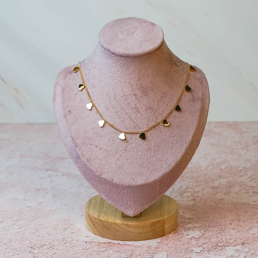 Collar corazones