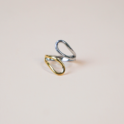 Anillo Ayla bicolor