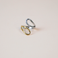 Anillo Ayla bicolor