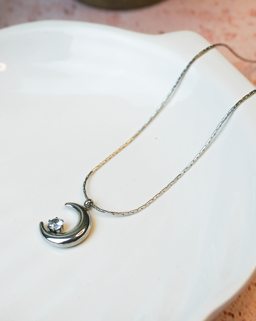 Collar Alondra plateado
