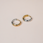 Aretes Raika bicolor 12mm