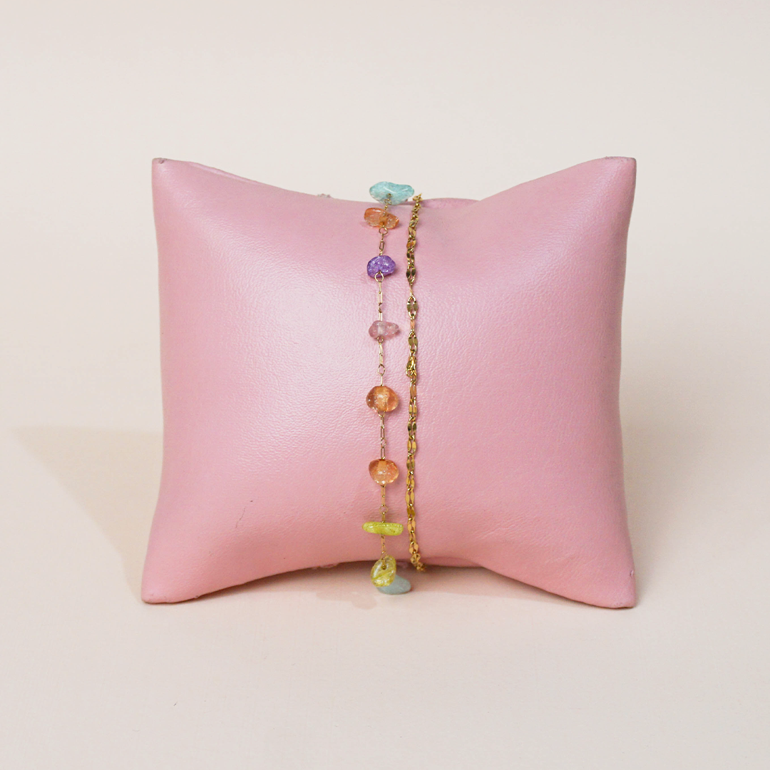 Pulsera rainbow stones