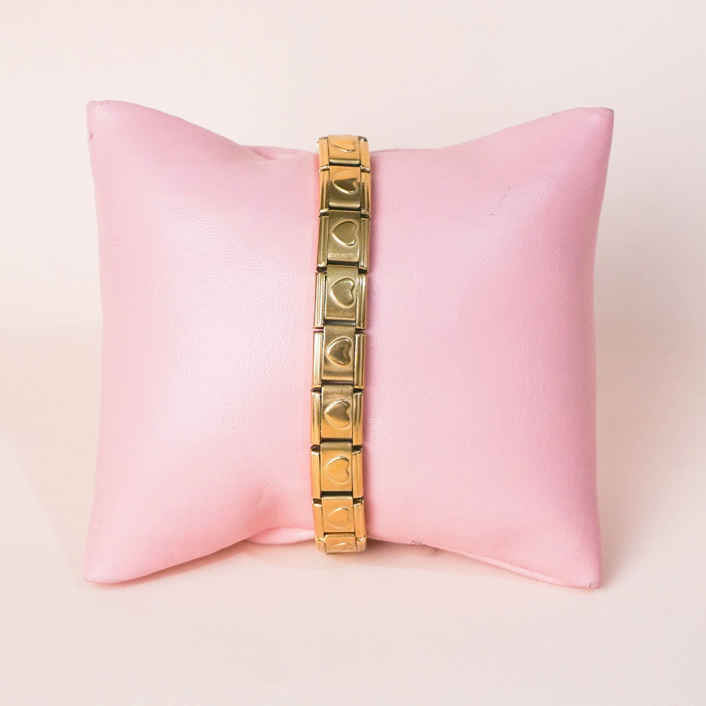 Pulsera italiana corazones