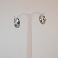 Aretes Raika plateados