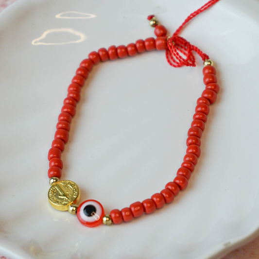 Pulsera ojo y San Benito
