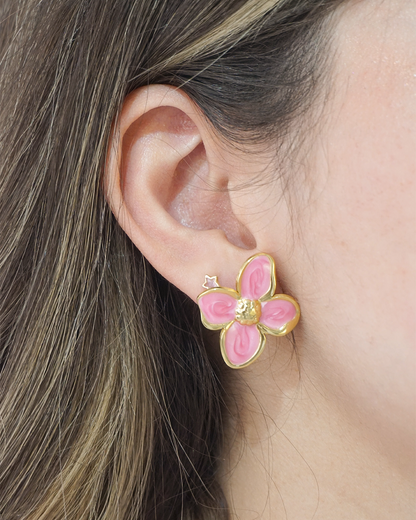 Aretes Diana Rosa
