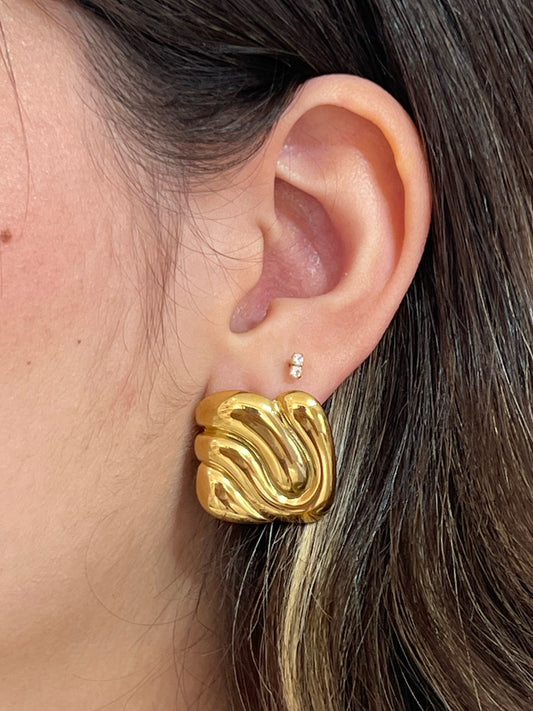 Aretes Mía Dorados