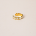 Anillo efecto ojo de gato