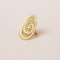 Anillo Ostra dorado