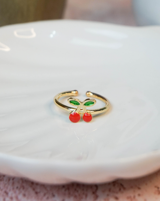 Anillo cherry esmalte