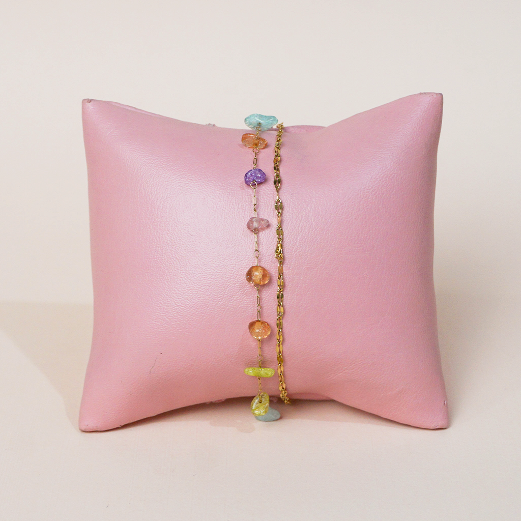 Pulsera rainbow stones