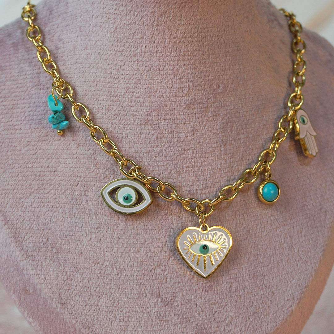 Collar charms eye
