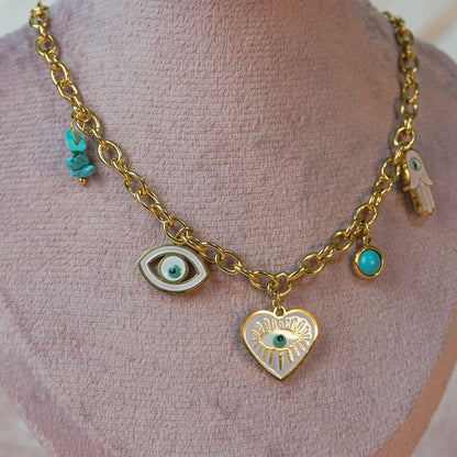 Collar charms eye