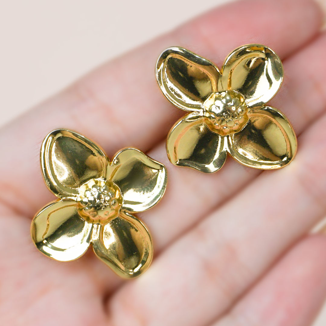 Aretes Diana dorados