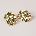 Aretes hoja de oro