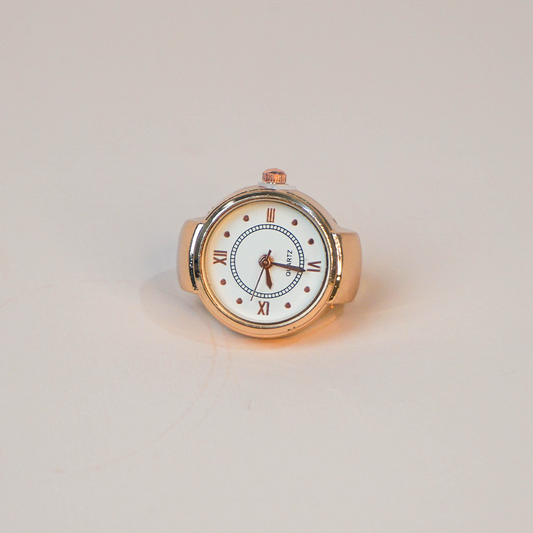 Anillo reloj rosegold