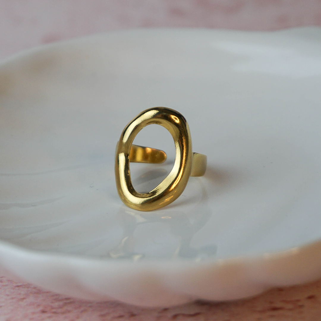 Anillo aro dorado