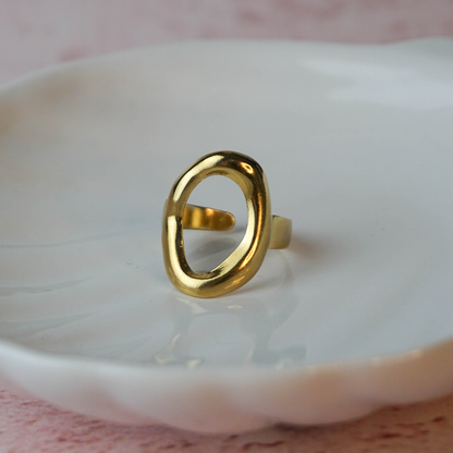 Anillo aro dorado